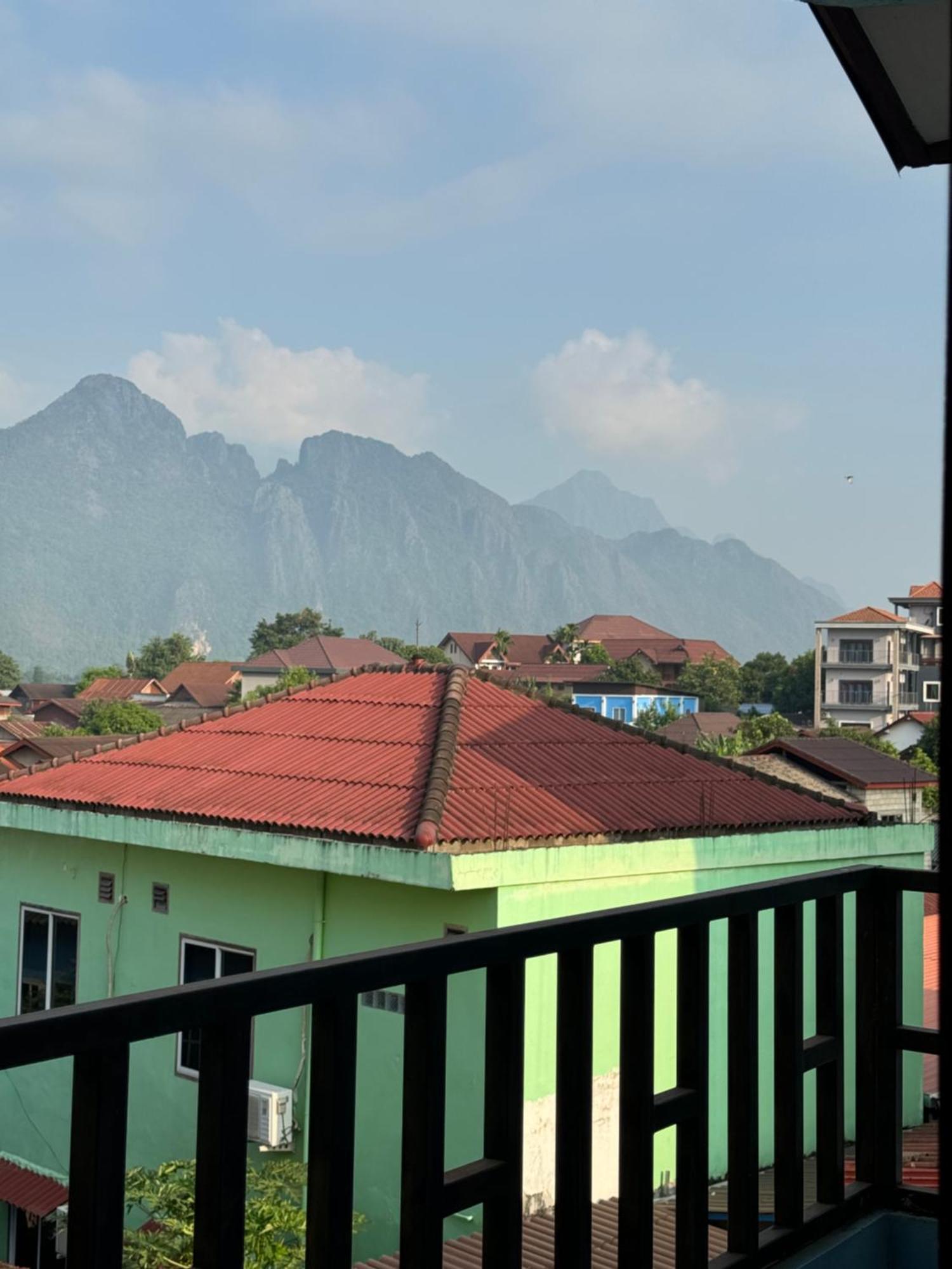 Vang Vieng Green Hotel Bagian luar foto