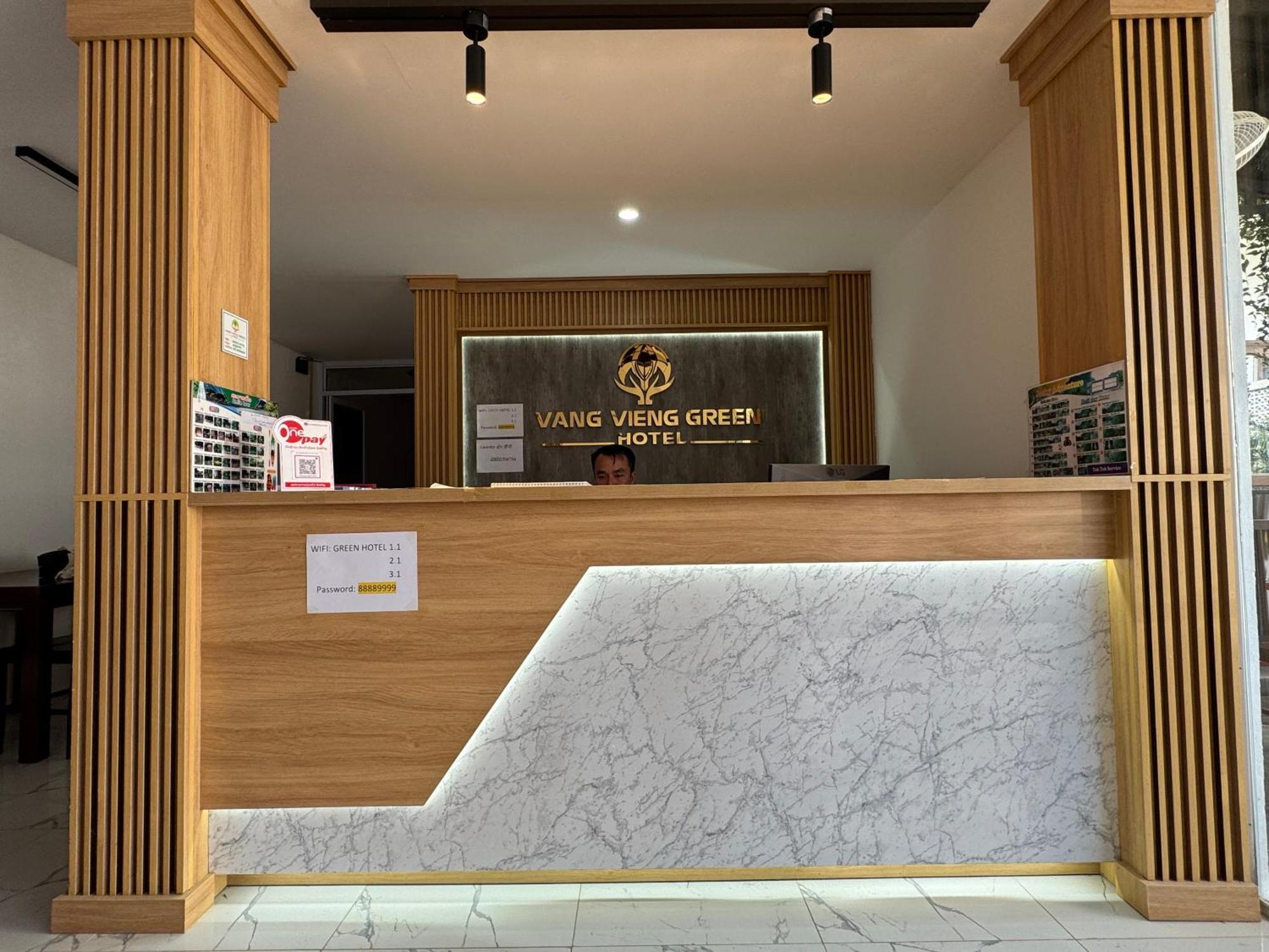 Vang Vieng Green Hotel Bagian luar foto