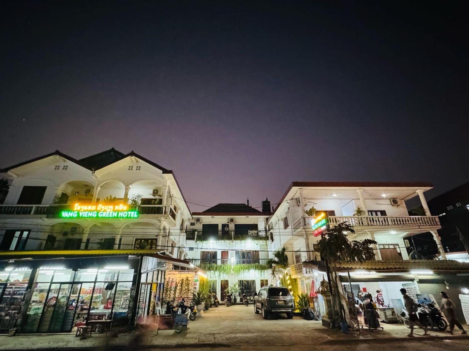 Vang Vieng Green Hotel Bagian luar foto